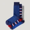 3er-Pack Socken mit Verzierungen
