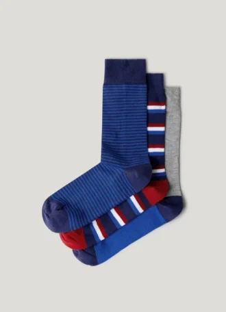 3er-Pack Socken mit Verzierungen