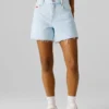 A-Linien-Shorts aus festem Denim
