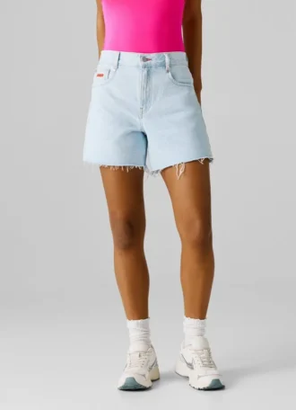 A-Linien-Shorts aus festem Denim