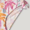 Asymmetrischer Bikini im Tropen-Look