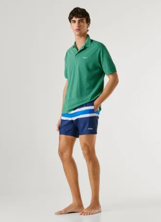 Badehose im Color-Block-Design