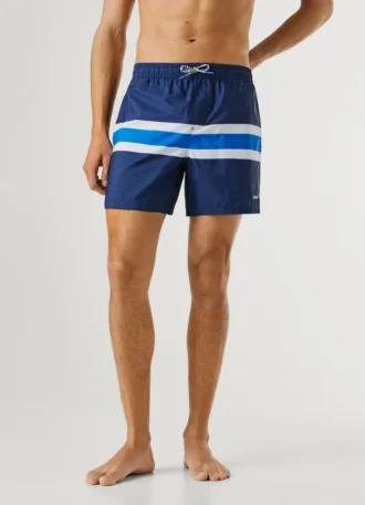 Badehose im Color-Block-Design