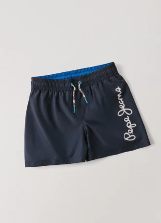 Badehose mit aufgedrucktem Logo