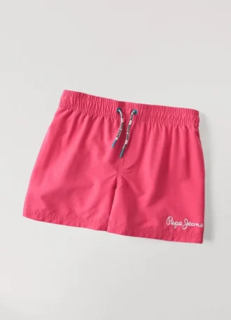 Badehose mit aufgedrucktem Logo
