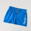 Badehose mit aufgedrucktem Logo