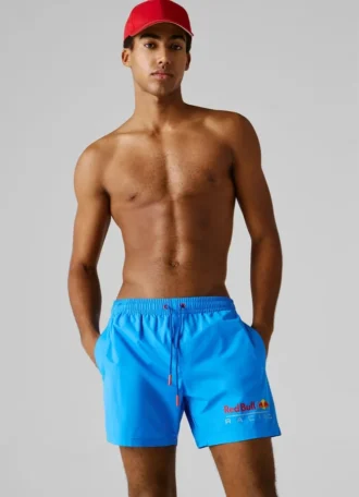 Badehose mit aufgedrucktem Logo