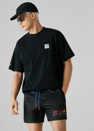 Badehose mit aufgedrucktem Logo