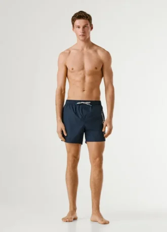 Badehose mit aufgedrucktem Logo