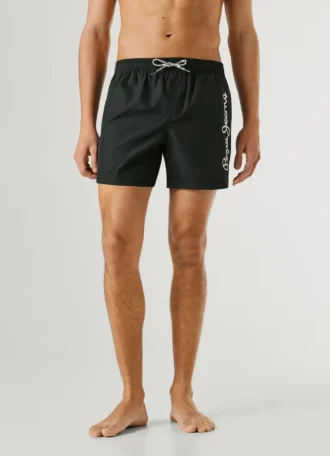 Badehose mit aufgedrucktem Logo