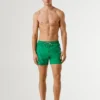 Badehose mit aufgedrucktem Logo