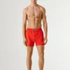 Badehose mit aufgedrucktem Logo