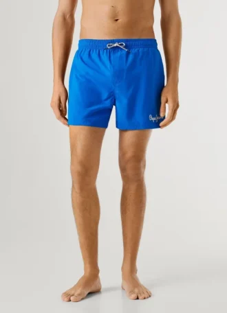 Badehose mit aufgedrucktem Logo