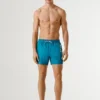 Badehose mit aufgedrucktem Logo