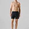 Badehose mit aufgedrucktem Logo
