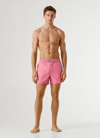 Badehose mit aufgedrucktem Logo