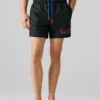 Badehose mit aufgedrucktem Logo