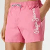 Badehose mit aufgedrucktem Logo
