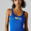 Badehose mit aufgedrucktem Logo