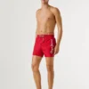 Badehose mit aufgedrucktem Logo