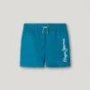 Badehose mit aufgedrucktem Logo