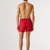 Badehose mit aufgedrucktem Logo