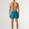 Badehose mit aufgedrucktem Logo