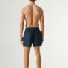 Badehose mit aufgedrucktem Logo