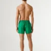 Badehose mit aufgedrucktem Logo
