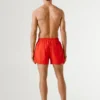 Badehose mit aufgedrucktem Logo