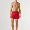 Badehose mit aufgedrucktem Logo