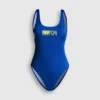 Badehose mit aufgedrucktem Logo
