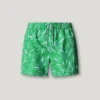 Badeshorts mit Blattmuster