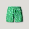 Badeshorts mit Blattmuster