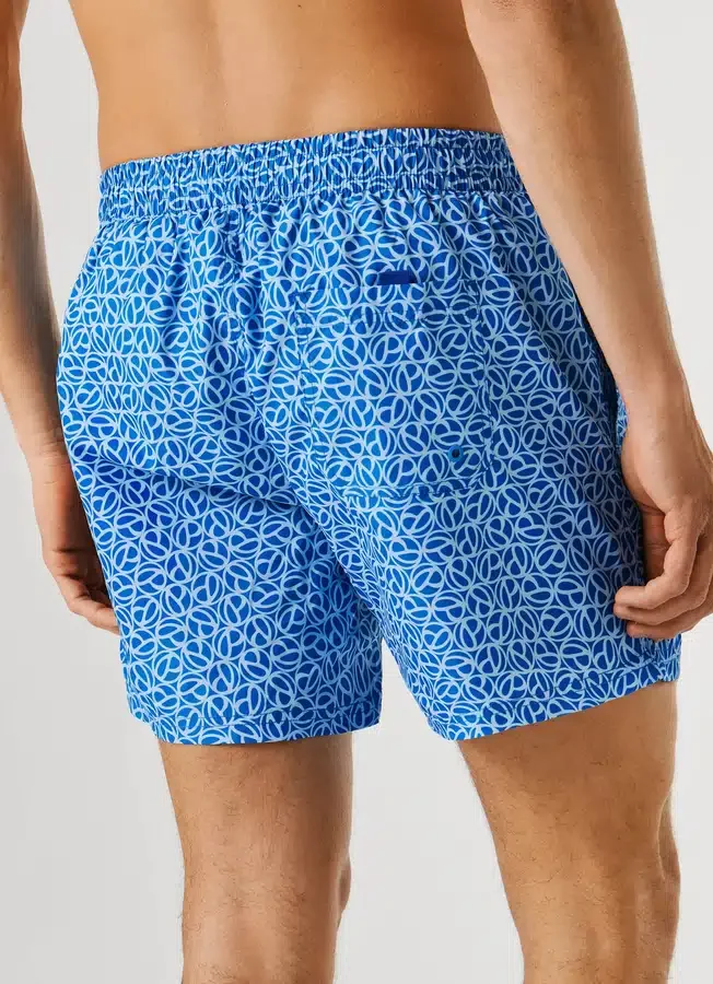 Badeshorts mit durchgehendem Monogramm Badeshorts mit durchgehendem Monogramm
