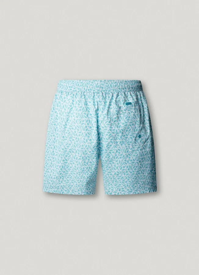 Badeshorts mit durchgehendem Monogramm Badeshorts mit durchgehendem Monogramm