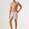 Badeshorts mit Hai-Print Badeshorts mit Hai-Print