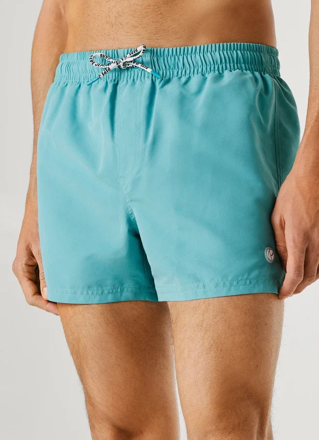 Badeshorts mit rundem Logo Badeshorts mit rundem Logo