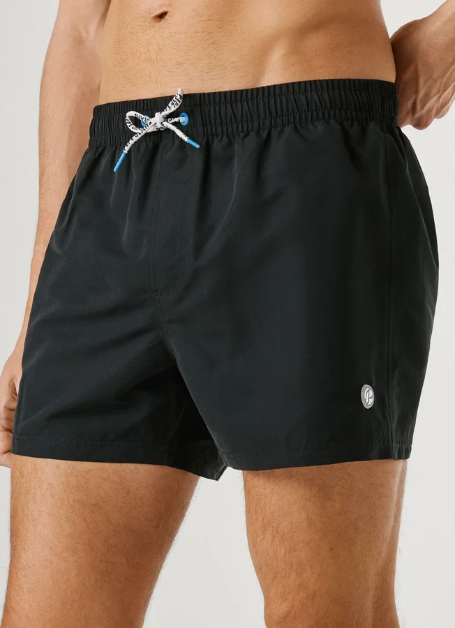 Badeshorts mit rundem Logo Badeshorts mit rundem Logo
