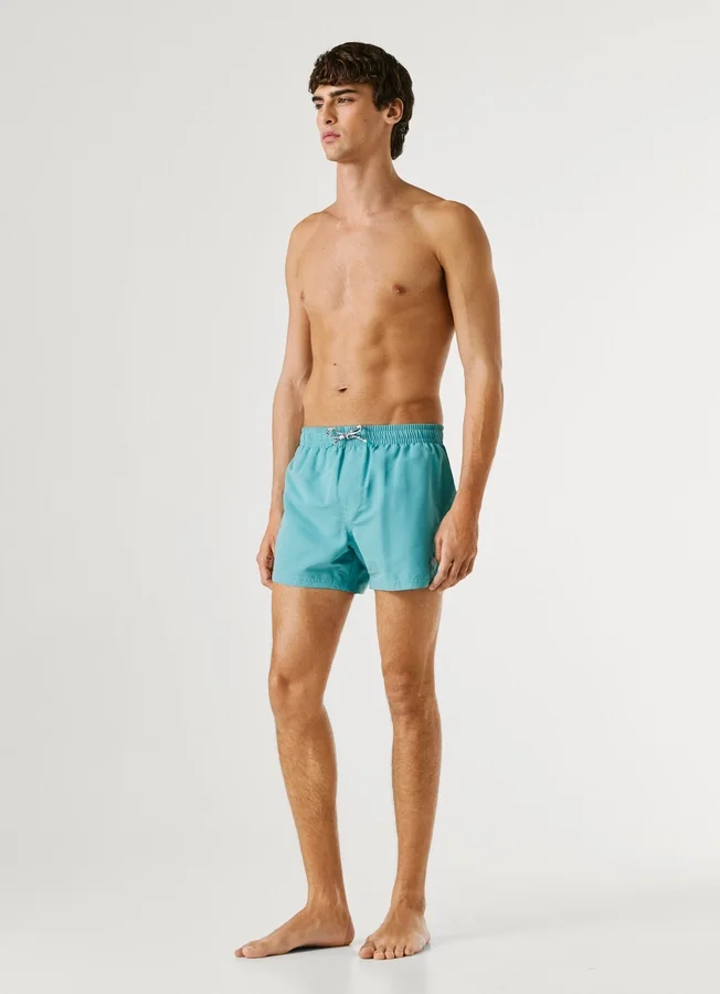 Badeshorts mit rundem Logo Badeshorts mit rundem Logo