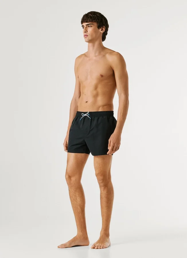 Badeshorts mit rundem Logo Badeshorts mit rundem Logo