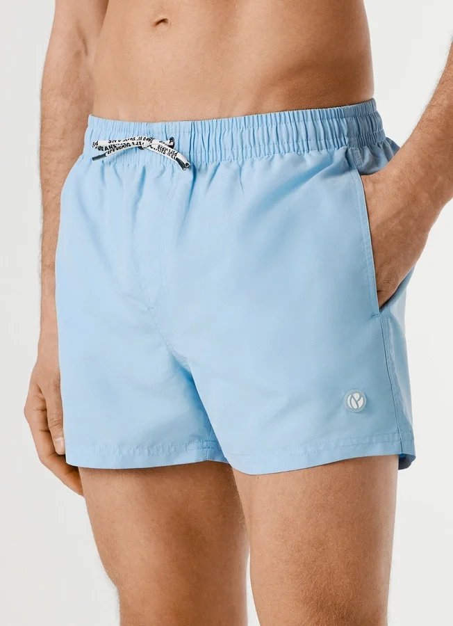 Badeshorts mit rundem Logo Badeshorts mit rundem Logo