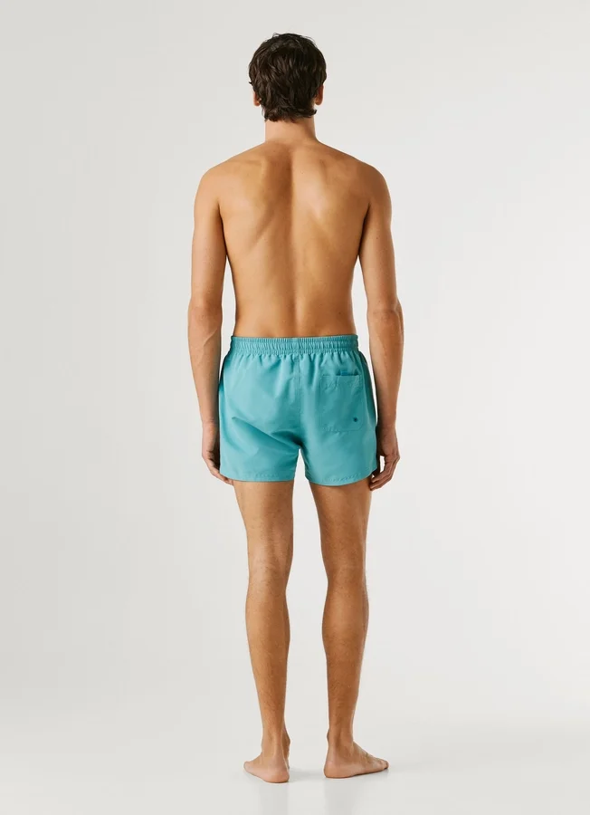 Badeshorts mit rundem Logo Badeshorts mit rundem Logo