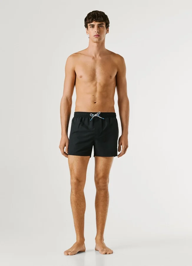 Badeshorts mit rundem Logo Badeshorts mit rundem Logo