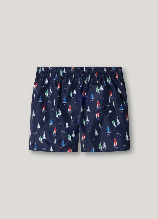 Badeshorts mit Segelbooten Badeshorts mit Segelbooten