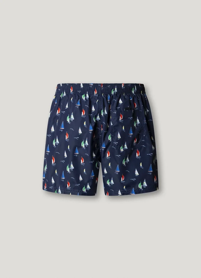 Badeshorts mit Segelbooten Badeshorts mit Segelbooten