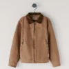 Baumwoll-Canvas-Jacke mit Hemdkragen Baumwoll-Canvas-Jacke mit Hemdkragen