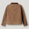 Baumwoll-Canvas-Jacke mit Hemdkragen Baumwoll-Canvas-Jacke mit Hemdkragen