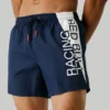 Bermuda-Badeshorts mit Maxi-Logo Bermuda-Badeshorts mit Maxi-Logo