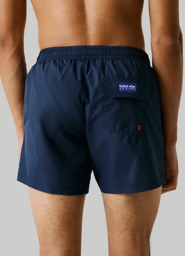 Bermuda-Badeshorts mit Maxi-Logo Bermuda-Badeshorts mit Maxi-Logo